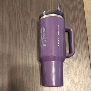 Stanley x Starbucks Plum Mug with Handle and Straw